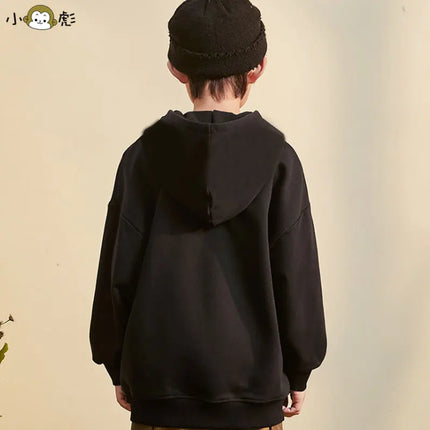Christmas Reindeer Bear Santa Claus Children Hooded Sweatshirt Boy Girl Autumn Winter Daily Outdoor Casual Loose Warm Sportswear