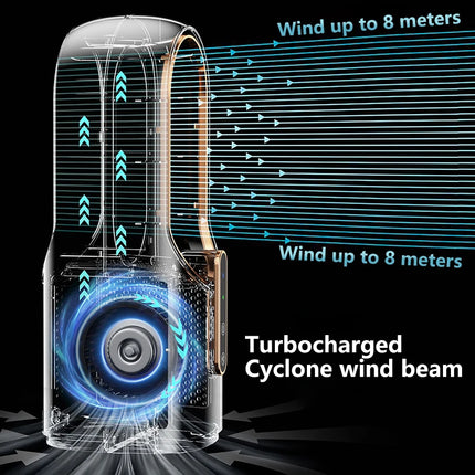 Portable USB Air Cooler Leafless Electric Desktop Fan 6 Speed Silent Timer Air Conditioner Cooling Humidifier Conditioning Fan