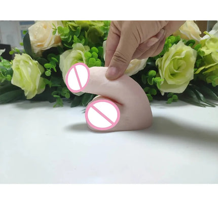 GOFLYING STP Packer Wholesale Ultra Soft Realistic Short Small Dildo Dress Male Genitalia Transgender Ftm Prosthetics Penis