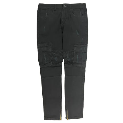 Jeans Men Wide Leg Cargo Pants Streetwear Baggy Men Korean Fashion Loose Straight Male Clothing Y2K Hip Hop Style Male Trousers