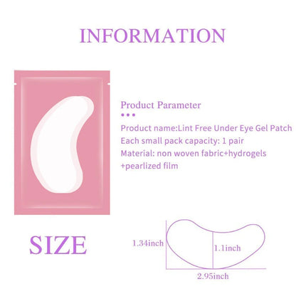50pairs eye patches eyelash extension under eyelashes fake lashes stickers lash extension supplies patches for building eyelid