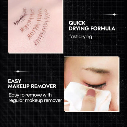 GEGE BEAR Precision Tip Fast Driving Quick Draw Liquid Eyeliner Pen Daily Use Waterproof Smudge Proof Long Last Eyeliner Pencil