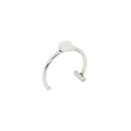 1Pc Stainless Steel Fake Nose Ring Hoop Septum Rings C Clip Lip Ring Earring Fake Nose Piercing Women Body Jewelry Non-Pierced