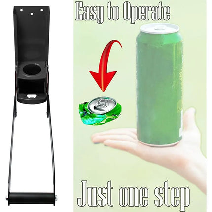 Can Crushers for Recycling 16 oz Heavy Duty Metal Can Crusher Wall Mounted Soda & Beer Can Smasher for Recycling w Bottle Opener
