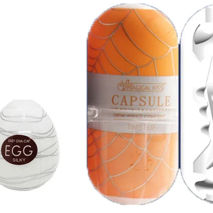 2/1pcs Mini Masturbator Cup Real Vaginal Egg Particle Stimulation Portable Stimulator Blowjob Sex Toy Massager Penis Trainer