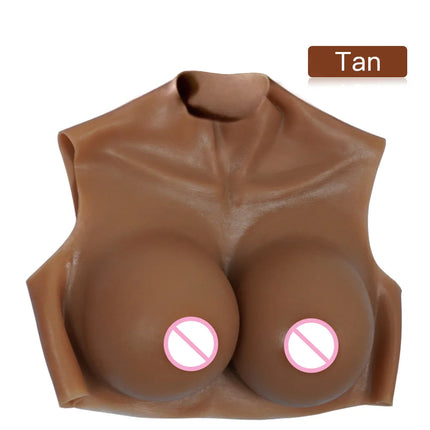 Drag Queen A - H Cup Silicone Breasts Forms Cosplay Fake Boobs Bodysuit Crossdressing Silicone Breast Plate Crossdresser Chest