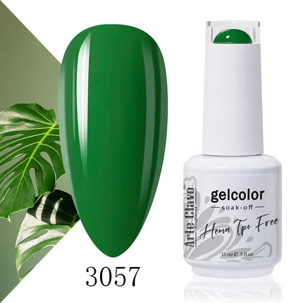 Arte Clavo Colourful Gel Nail Polish Nail Art Gel Varnishes Macaron Color Nail Semi Permanant Soak Off LED UV Gel Nail Varnishes