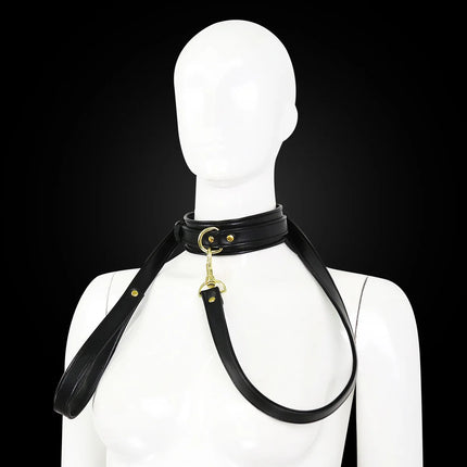 Puppy play fetish Bondage Restraint Neck Collars With Leash,  Erotic Neck Collar Sex Toys For Bondage Adult Games For Couples
