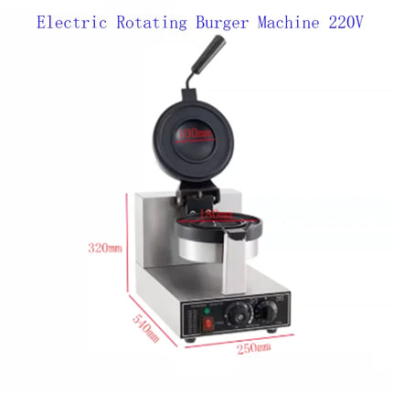 Electric Burger Machine 1300W Panini Press Non stick Coating Burger Machine Burger Machine Baking Machine