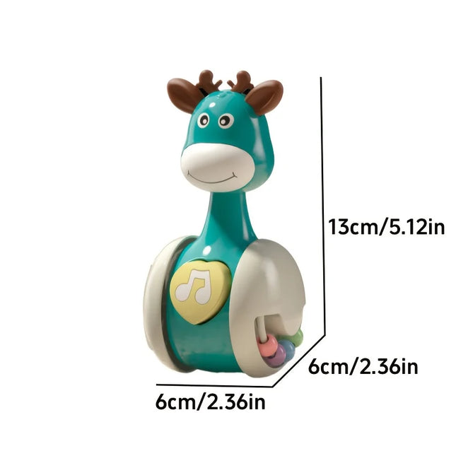 Vibrant Giraffe Swinging Toy for Young - an Engaging Educational Gift for Teens, Ideal for Birthday Celebrations