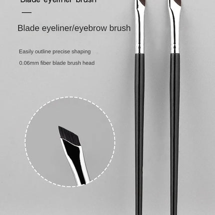 Upgrade Blade Eyeliner Brush Ultra Thin Fine Angle Flat Eyebrow Brush Liner Brow Place Makeup Brush Precise Detail Brush