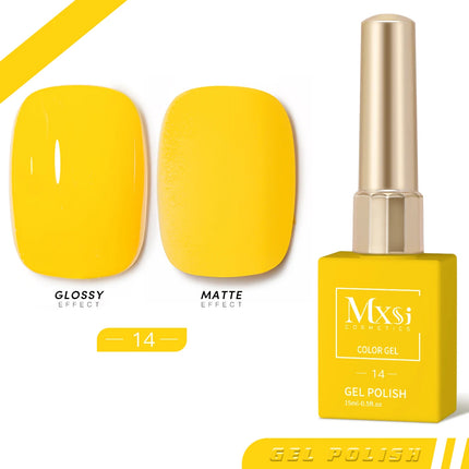 Mxsi Nails Polish 60 Colors Semi Permanent Nail Polish 15ml UV Lamp Nail Polish Hybrid Nail Art Salon Varnish Not Set