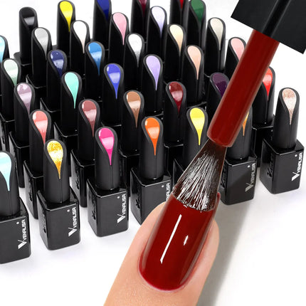 Venalisa15ML Silky Matte TPO FREE Topcoat No Cleaning Nail Lacquer Full Coverage Long Lasting Gorgeous Color Nail Varnish