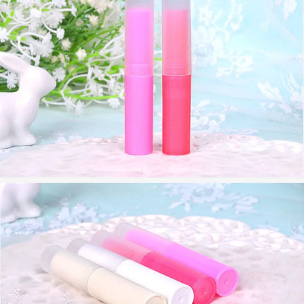 10/20/50/100/200pcs 4g PP Lip Balm Tube Empty Plastic Lipstick Tubes Cosmetic Container DIY Lip Gloss Tube Packaging ZM7201