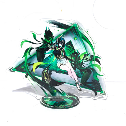 Anime Genshin Impact Figure VARKA ZIBAI Acrylic Stand Model Plate 1pc Desk Decor Standing Sign Game Fans Gift