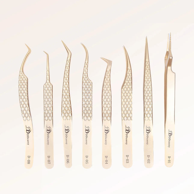Volume Eyelash Pincet Eyelash Tweezers Antistatic Anti-Slip High-Density Precision Accurate Tweezers Nippers Point