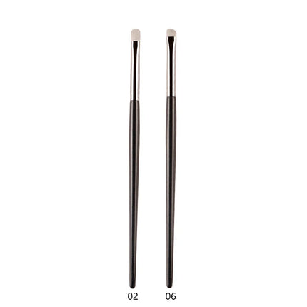 1pc White Pony Hair Eyeshadow Makeup brushes Small Smudge Precision Crease Detail Bevel Eye Shadow Make up brush Liner Lip