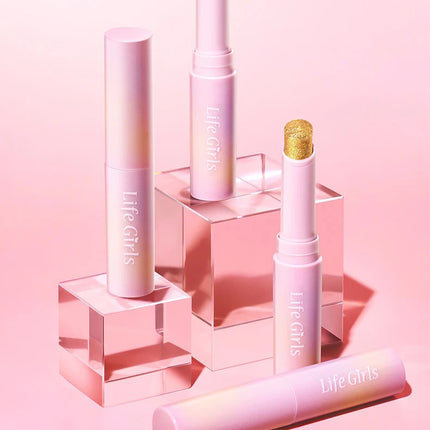 Water-like Jelly Eyeshadow Stick Pearlescent Glitter High-gloss Eyeshadow Crystal Shiny Multi-color Eye Shadow Highlighter Stick