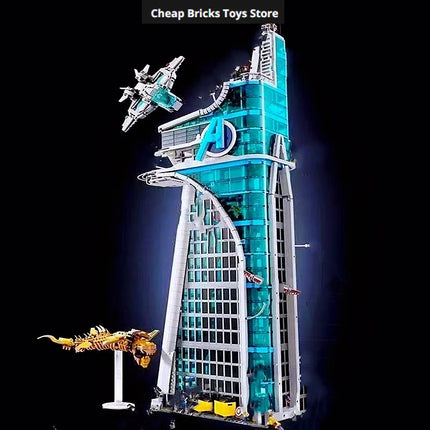 2026 New Moc The Bugle Building Of Daily Avengers Tower Bricks Building Blocks Dispaly Model Building Birthday Gifts For Teenage