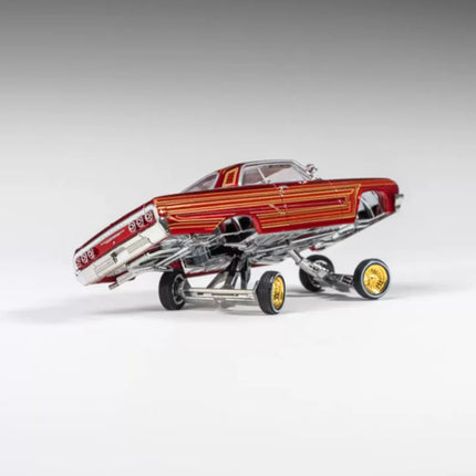 97M Diecast 1:64 Scale Impala 1964 Low Rider Alloy Simulation Car Model Collection Ornaments Holiday Gift Static Display