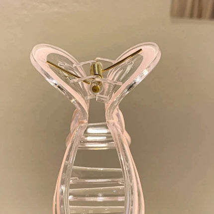 Scissors Shape Hair Claw Clips Women Shark Jelly Clear Hairclip Girl Hairpin Crab Barrette Clamp Hair Accessories
