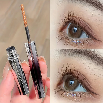Sweet Mint Slim Tube Mascara - Black, Smudge-Proof, Lengthening Curling, Perfect for Party Music Festival Valentine's Gift