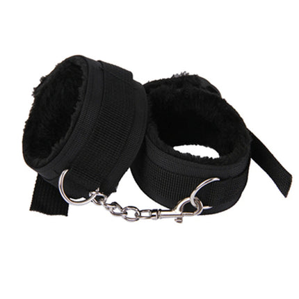 Adjustable Plush Handcuffs & Ankle Cuff Bracelet - Women BDSM Cosplay Fetish Adult Game Sexy Toys Accessories