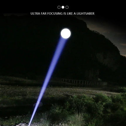 2000LM Super Bright LED Flashlight, USB-C Rechargeable with Digital Display Torch,Long Lasting for Outdoor Camping Emergency