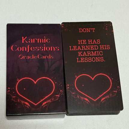 karmic confesions oracle deck English Messages Oracles cards