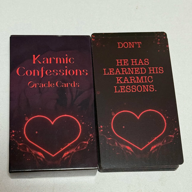 karmic confesions oracle deck English Messages Oracles cards