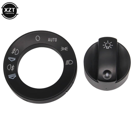 High Quality Headlight Fog Light Switch Repair Kit Cover Cap For AUDI A4 S4 8E B6 B7 2000-2007 With Auto Function Car Accessory