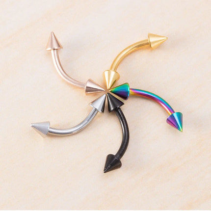 40PCS Surgical Steel Body Piercing Jewelry Lot Bulk Nose Ring Tongue Bar Lot Eyebrow Labret Piercing Set Horseshoe Ring Lot Pack