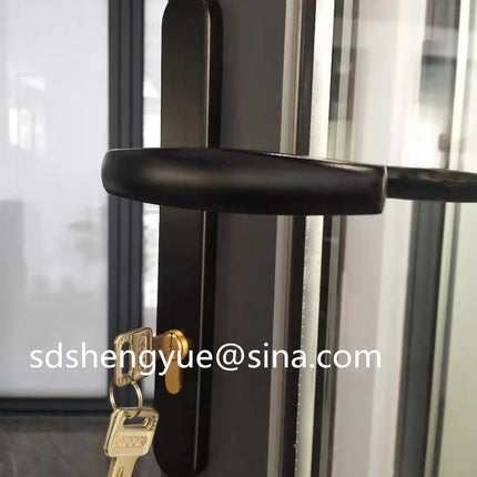 10*8FT Custom aluminum double pane exterior bifold doors partition patio glass door bi fold accordion door sliding folding door