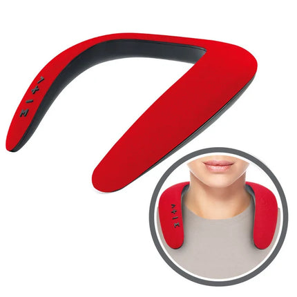 Portable Neck-mounted Speaker Wireless Bluetooth Speaker Stereo FM radio Support SD Card Slot with Microphone for Gaming