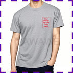 Grey (Chest Logo) / 5XL / No