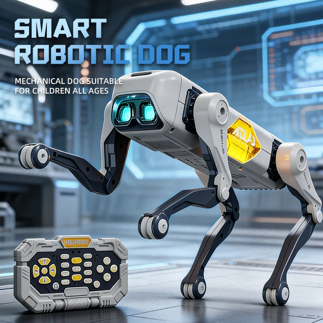 New AI intelligent robot dog voice control remote control programming robot dog bionic quadruped mechanical dog toy