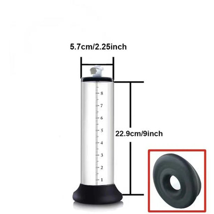 Male Penis Enlarger Vacuum Pump Accessories Vacuum Penis Enlargement Device Masturbation Flange Pump Penis Cylinder Set Sex Toys