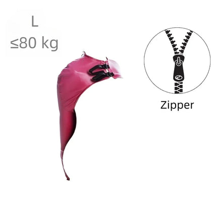 Sexy Adult Roleplay One Glove Corset with Various Half Face Bondage Harness Mask Hood for Fetish Party Games Exotic Costumes