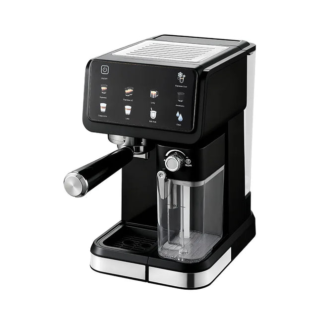 Multifunctional fancy coffee machine,Automatic milk frothing and cleaning functions,Cold/Hot Extraction ,Intelligent color scree