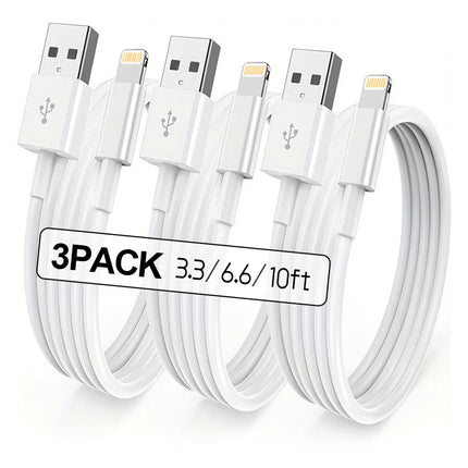 MFI certified charger cable suitable for iPhone 10 FT USB to Lightning data cable suitable for iPhone 14 13 12 11 XS XR X 7 6