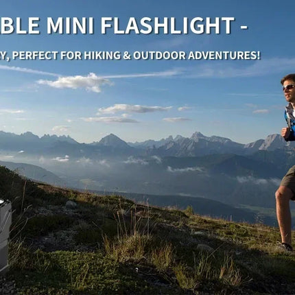 LED Mini Light USB Rechargeable Portable Work Light with Tail Magnet Outdoor Camping Fishing Lantern Side COB Emergency Torch
