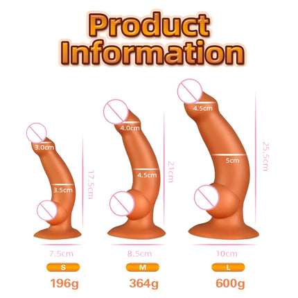 Alien Shaped Penis 3 Sizes Silicone Huge Anal Plug Dildos Big Butt Plug Dilator Stimulate Vagina Anus Fast Orgasm Sex Toy Dick