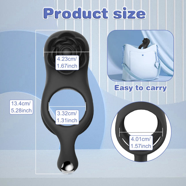 Penis Ring for Men Couple Semen Cock Ring Penis Ejaculation Delayed Vibrating Cock Ring Sex Erotic Toys For Male Ring For Adult