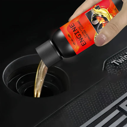 Nano Red Smoke Engine Anti-Wear Protector & Noise/Vibration Reducer - Heavy-Duty Cylinder Repair Oil Additive