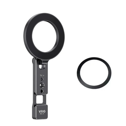 VRIG Magnetic Phone Holder Tripod Mount MagSafe Phone Stand W 1/4 Cold Shoe for iPhone 16 15 14 Samsung Phone Camera Accessories