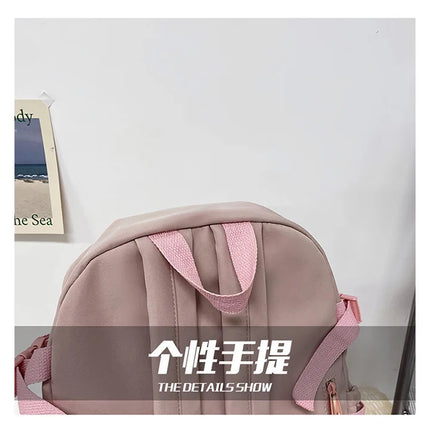 Fashion Girls Backpack New Large Capacity Korean Style Women Backpacks Cute Student School Backpack Versatile Women's Bag