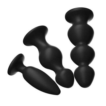 Anal Plug Silicone Butt Plug 3 Sizes Butt Plug Crystal Base Anal Vaginal Expander Sex Toy Adults Games Couple Erotic Products