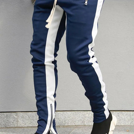 Men Joggers Sweatpant Fashion Striped Tactical Pants Man Sportswear Mens Tracksuits Sweat Trousers Black Hip Hop Pants 2026 Z1A1