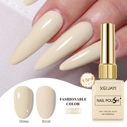 Colored Square Bottle Nail Varnish Gel 60 Colors Gloss Matte Ice-clear Nail Polish Fruit Green Nail Art Soak Off UV Gel Lacquer