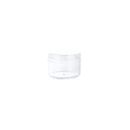 50pcs 5g 10g 15g 20g Mini Empty Clear Cosmetic Jars Refillable Travel Size for Eyeshadow Lip Gloss Cream Lotion Makeup Storage